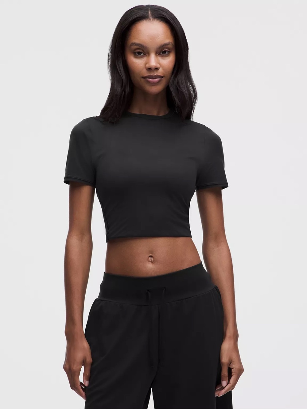 Lululemon Nulu Crewneck Cropped T-Shirt